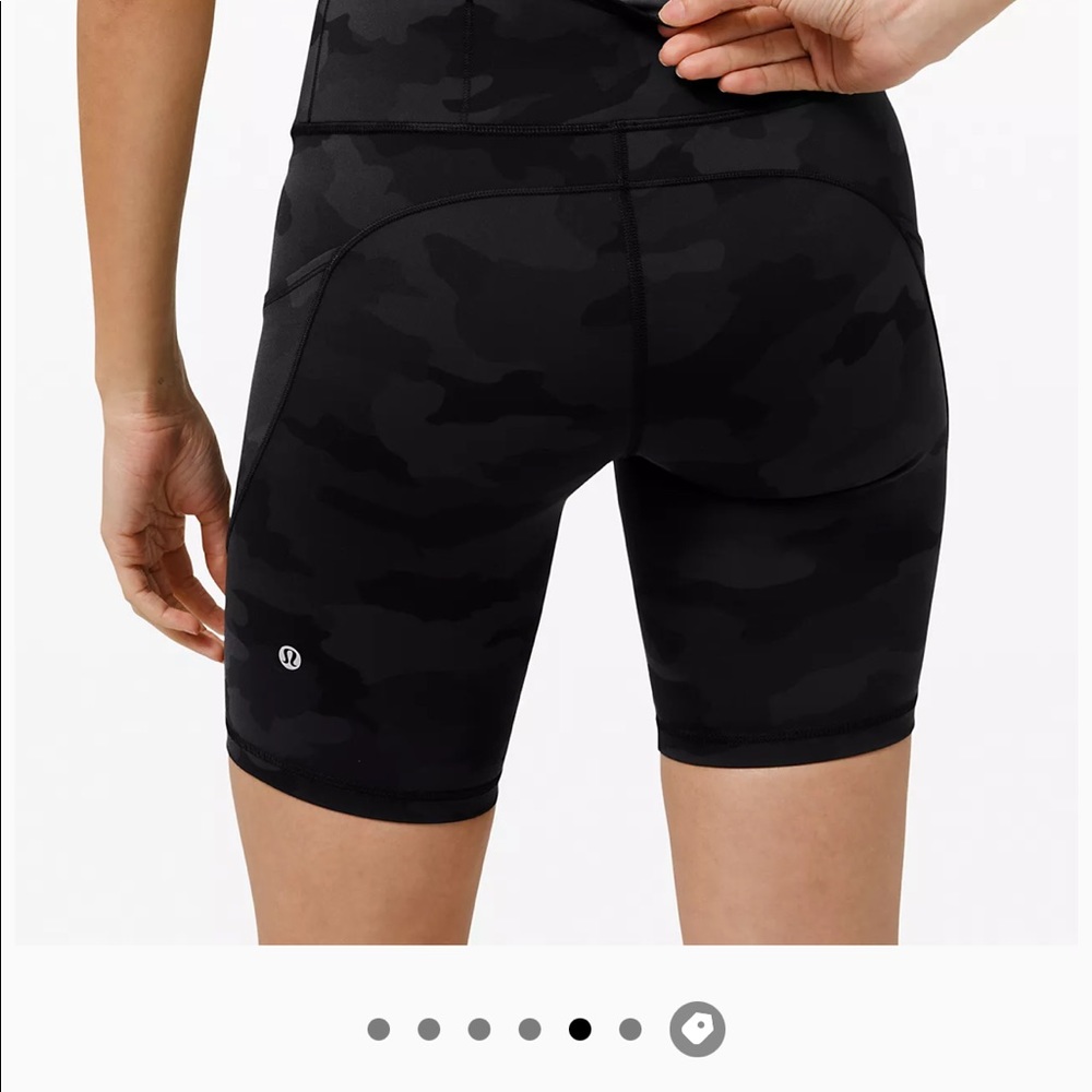 Lululemon fast and free short 8”  camo high rise